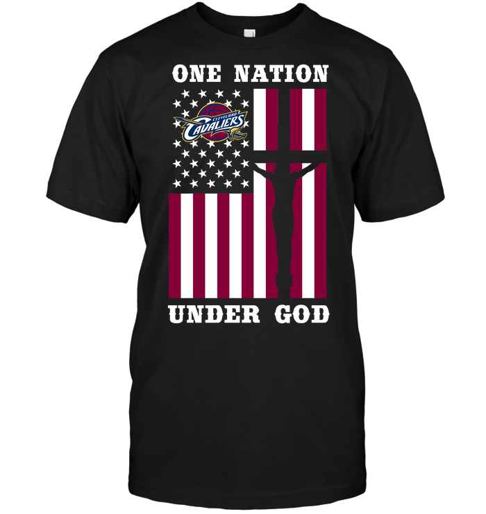 Cleveland Cavaliers "one Nation Under God" Patriotic T-Shirt